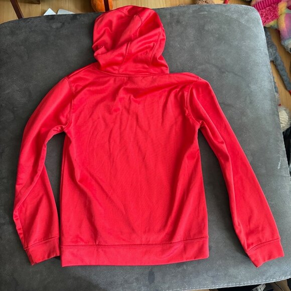 Ohio State Buckeyes Red Hooded Sweatshirt Youth L 14/16 Gen2 Polyester - Picture 5 of 5